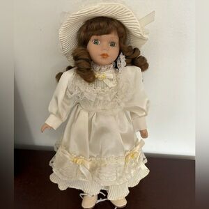 Vintage 12” Porcelain doll